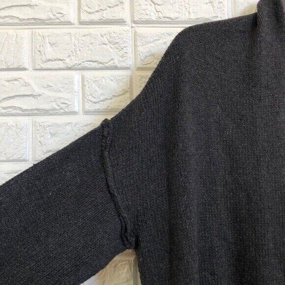 Miracle Sweater oversized charcoal Gray cardigan Women’s M-L Medium / Large NEW - Picture 4 of 7